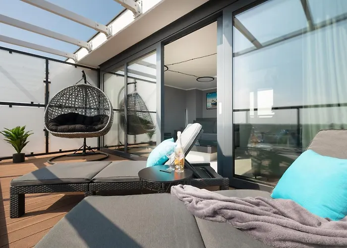 Apartamento Lighthouse Luxury Penthouse - Jantar Mrzeżyno